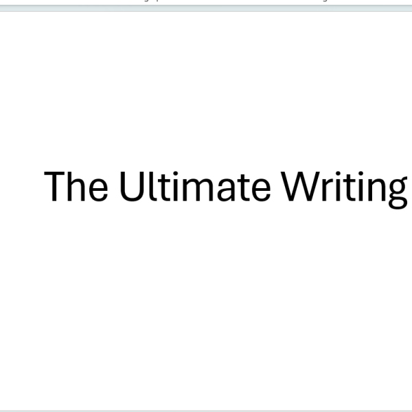 The Ultimate Writing Process